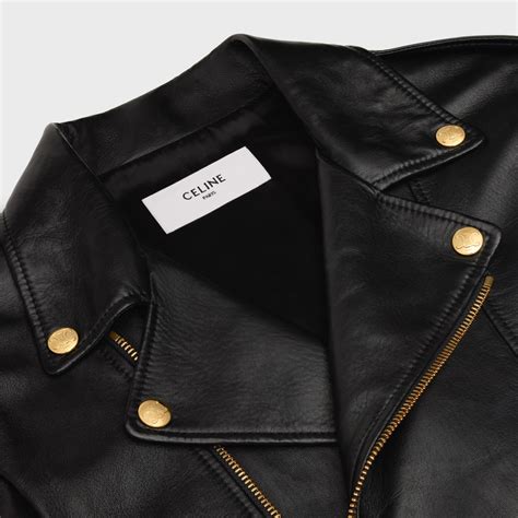 biker jacket soft lambskin celine|Celine.